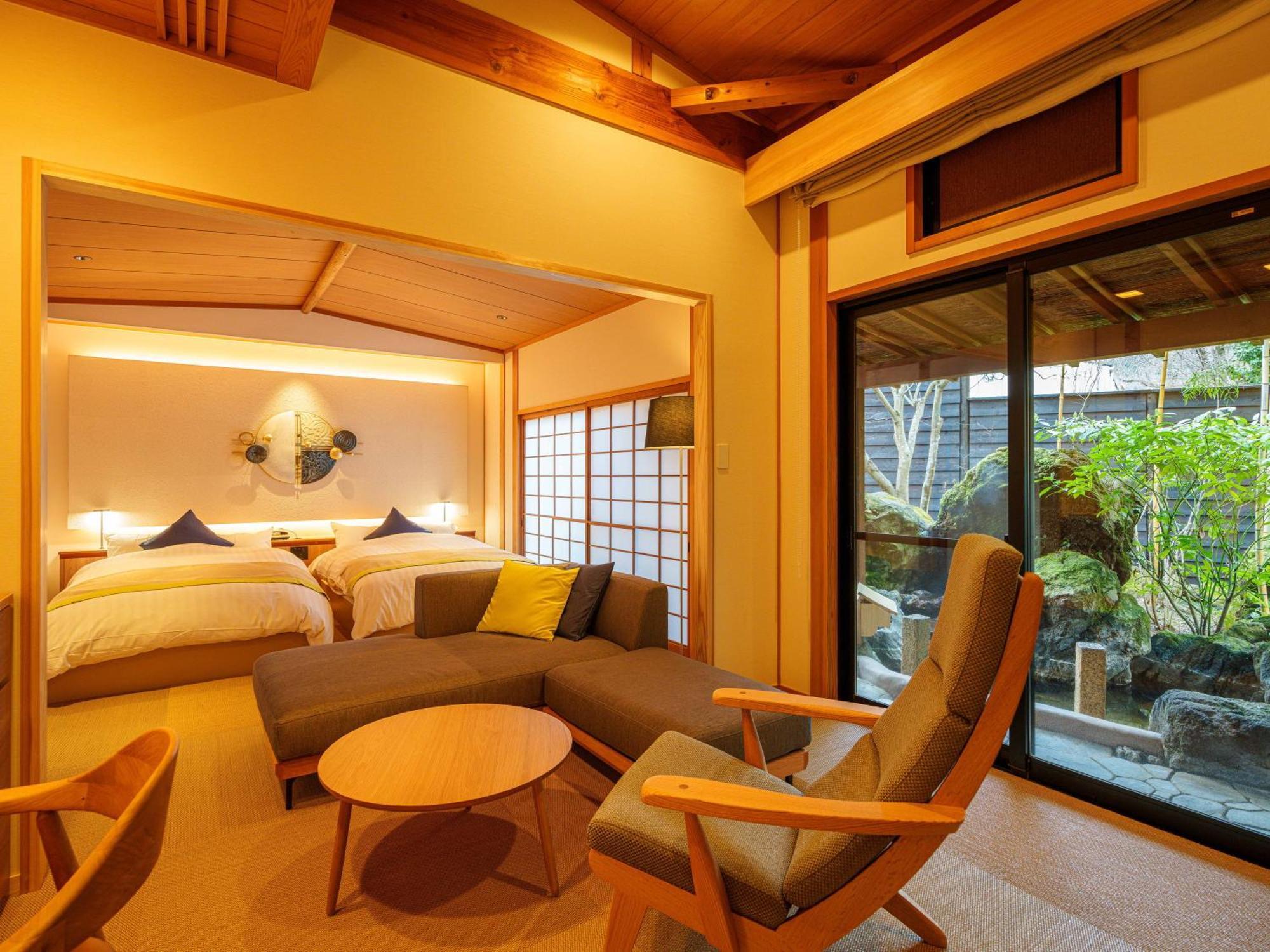 Yufuin Rakuyu Hotell Exteriör bild